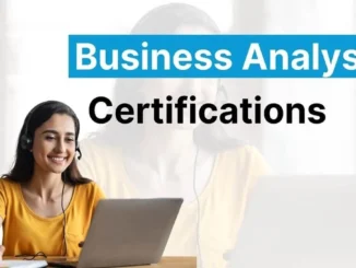 Business Analyst Certification Business Analyst Certification